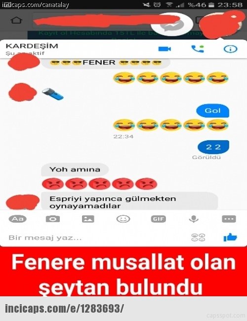 Fenerbahçe-Kayserispor maçı sonrası Caps’ler