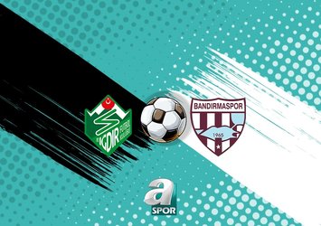 Iğdır FK-Bandırmaspor maçı bilgileri!