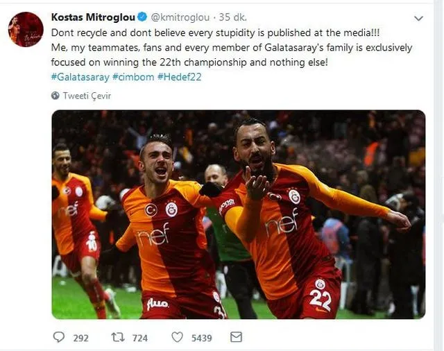 Mitroglou'dan iddialara sert yanıt - 1