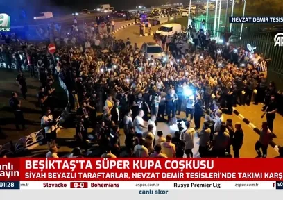 Beşiktaşlı yıldızlara coşkulu karşılama!