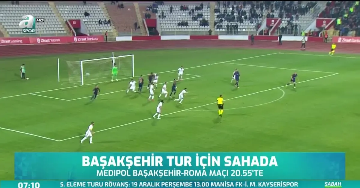 Başakşehir tur için sahada
