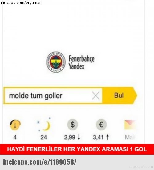 Fenerbahçe  - Molde maçının capsleri