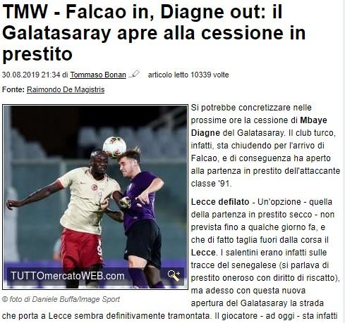 Diagne’ye bir talip daha! Büyük sürpriz...