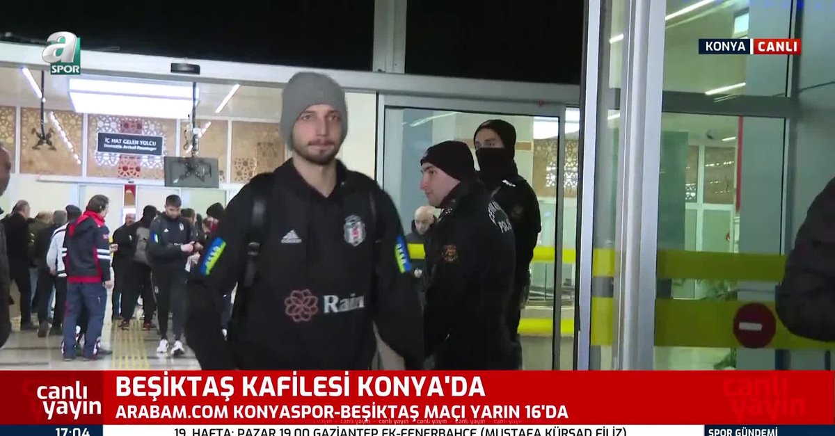 Beşiktaş'a Konya'da coşkulu karşılama