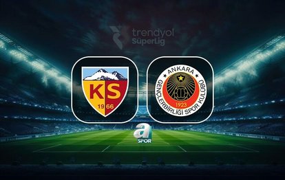 Kayserispor - Gençlerbirliği CANLI