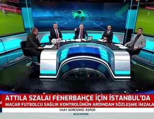 Attila Szalai Fenerbahçe için İstanbul'da