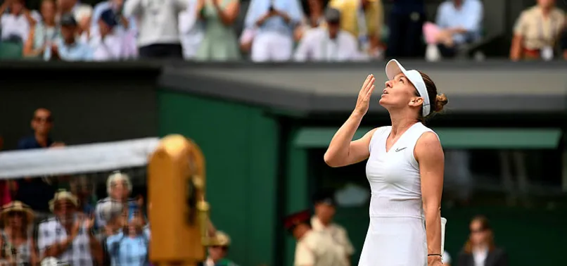Wimbledon'da ilk finalist Halep