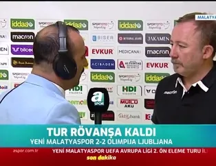 Sergen Yalçın: Bu maçın rövanşı var