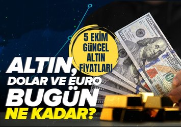Canlı altın ve döviz kuru takibi 5 Ekim 2025