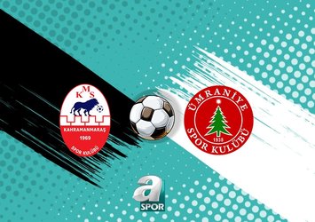 Kahramanmaraşspor - Ümraniyespor maçı ne zaman, saat kaçta? Kahramanmaraşspor - Ümraniyespor maçı CANLI izle!