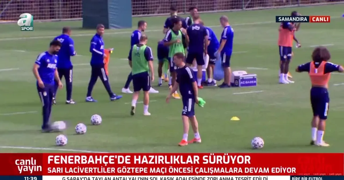 Fenerbahçe'nin Göztepe hazırlığı sürüyor