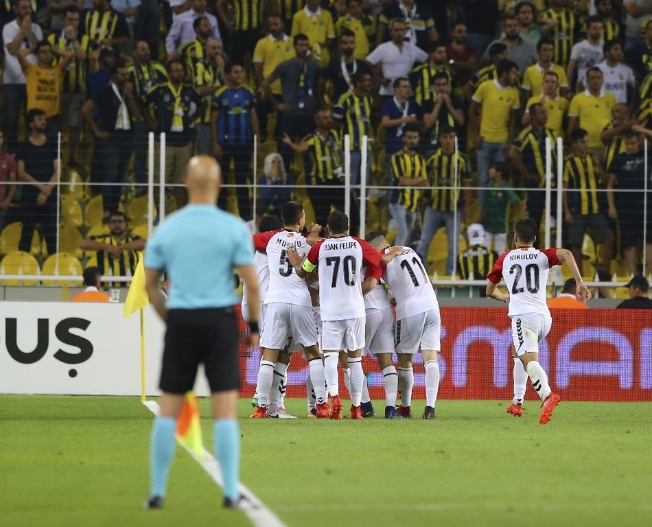 Fenerbahçe-Vardar karşılaşmasından kareler