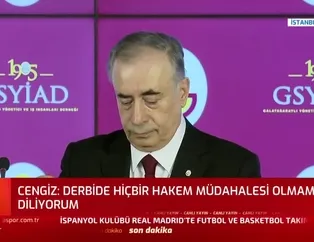 Mustafa Cengiz'den Arda Turan açıklaması