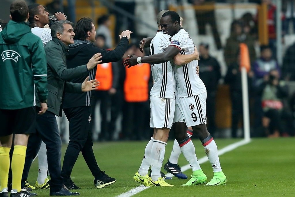 Beşiktaş - Hapoel Beer Sheva maçından kareler