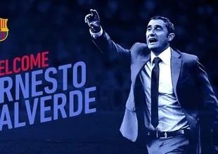 Barcelona, Ernesto Valverde'ye emanet