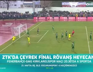 Kupada çeyrek final rövanş heyecanı