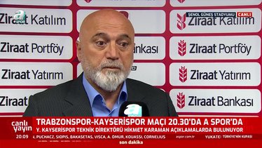 Hikmet Karaman'dan Trabzonspor sözleri! "Telafisi olmayan bir maç"