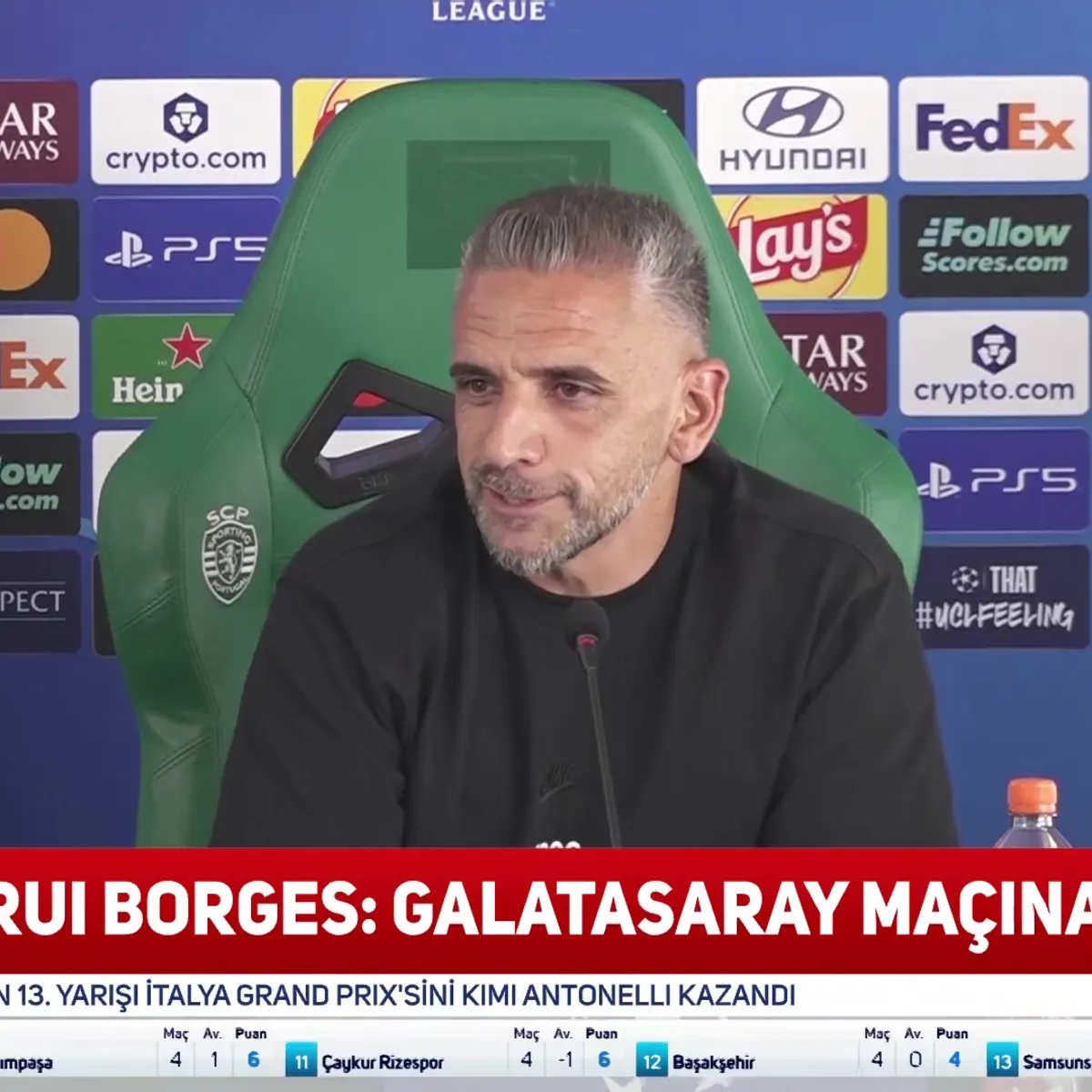 Sporting Lizbon'dan Galatasaray maçı öncesi açıklamalar: Çok ofansif ve tehlikeli bir takımlar!