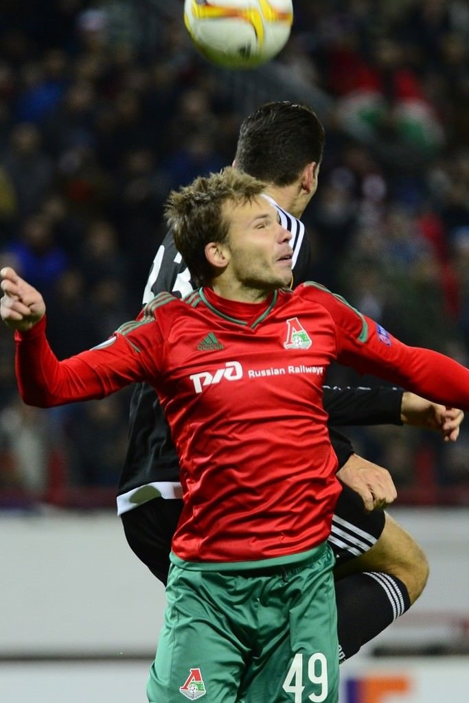 Lokomotiv Moskova - Beşiktaş maçından kareler