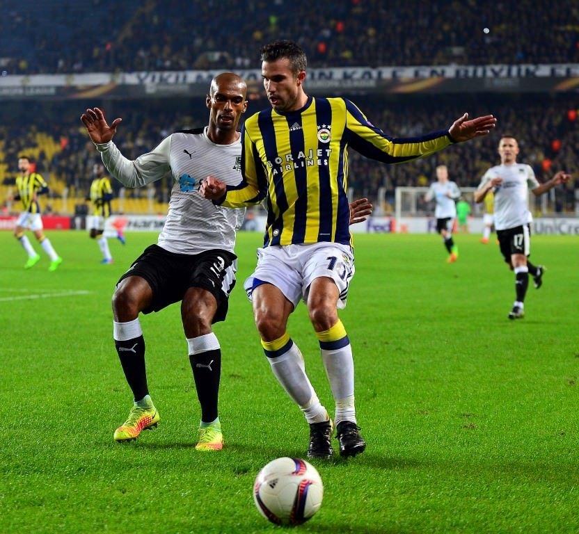 Fenerbahçe-Krasnodar karşılaşmasından kareler
