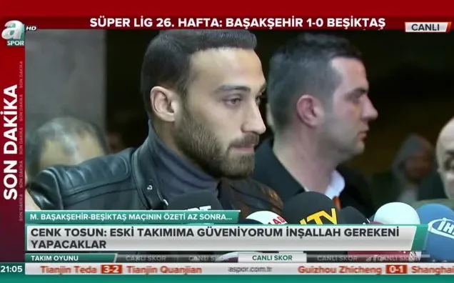 Cenk Tosun'dan Beşiktaş yorumu
