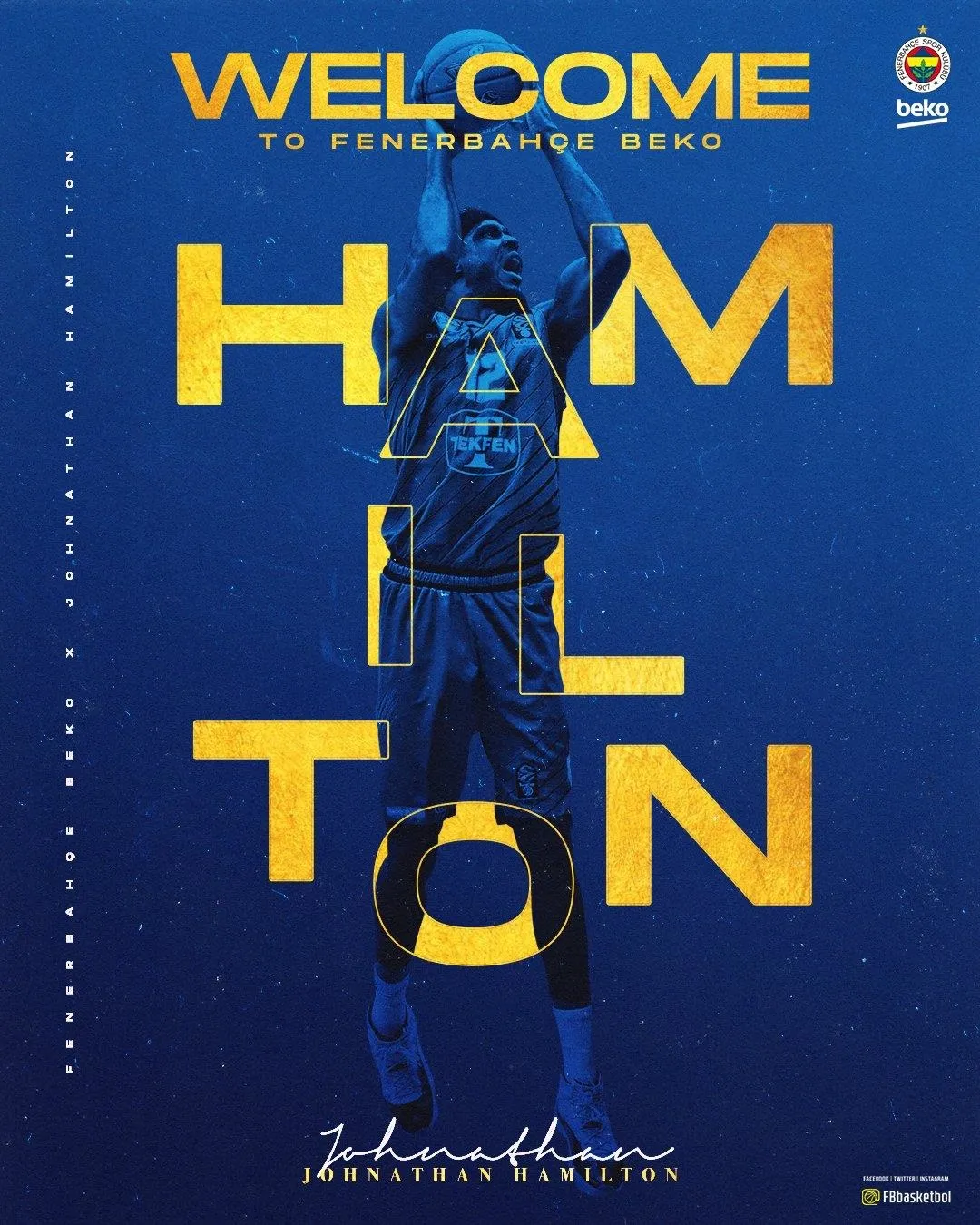 Johnathan Hamilton Fenerbahçe Beko'da - 1