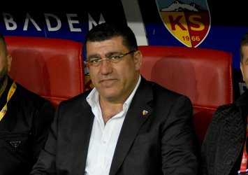 Kayserispor'dan teknik adam açıklaması!