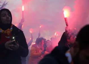Bolu'da Galatasaray izdihamı yaşandı