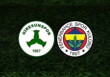 Giresunspor Fenerbahçe | CANLI