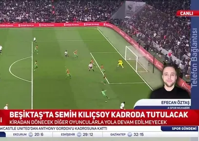 Beşiktaş'tan Semih Kılıçsoy kararı!