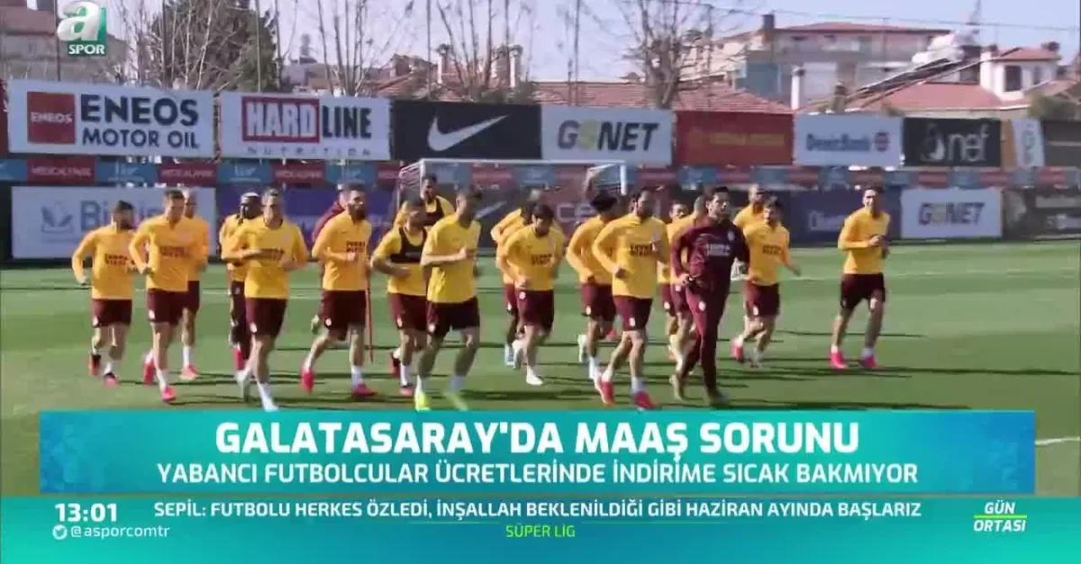 Galatasaray'da maaş sorunu
