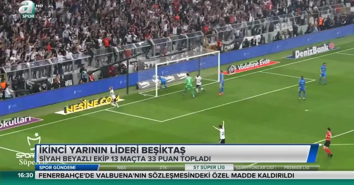İkinci yarının lideri Beşiktaş
