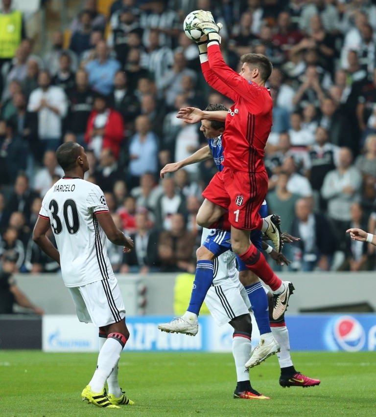 Beşiktaş- Dinamo Kiev maçından kareler