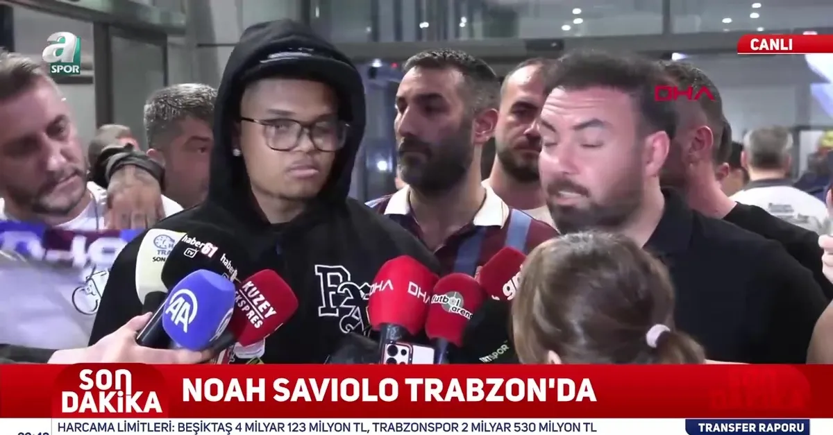 Noah Saviolo Trabzon’a geldi!