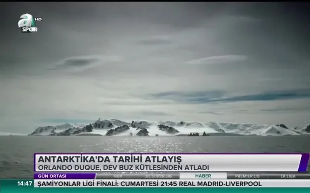 Antarktika'da tarihi atlayış