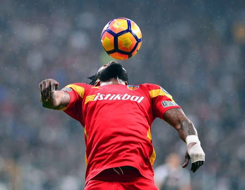 Beşiktaş-Kayserispor karşılaşmasından kareler