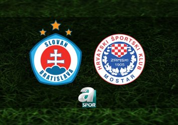 Slovan Bratislava-Zrinjski Mostar maçı saat kaçta?