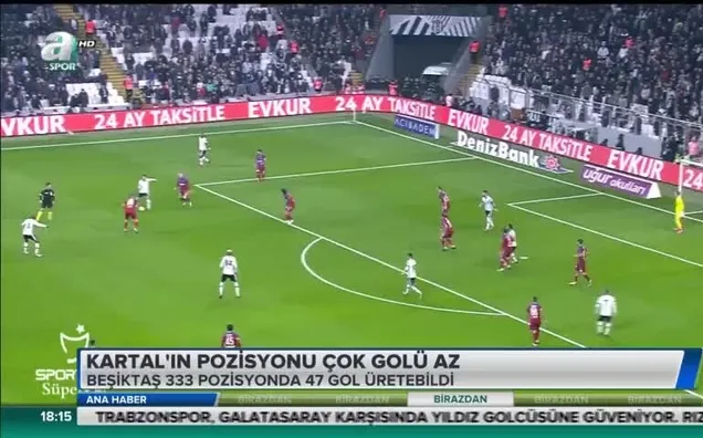 Kartal'ın pozisyonu çok, golü az