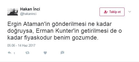 Ergin Ataman gitti sosyal medya sallandı