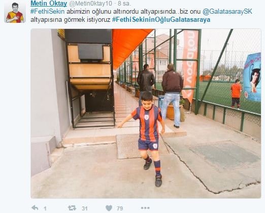 Galatasaray, Fethi Sekin’in oğlu için söz verdi