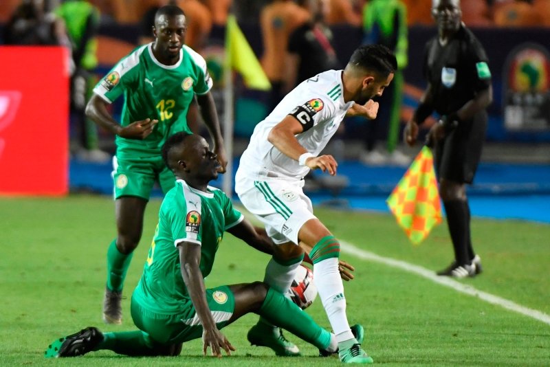 Senegal - Cezayir  maçından kareler...