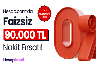 90.000 TL Nakit %0 Faizle!