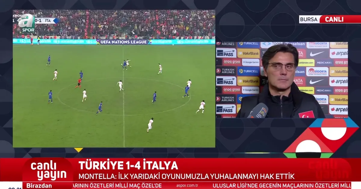 Vincenzo Montella: Yuhalanmayı hak ettik