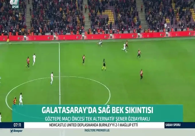 Galatasaray'da sağ bek sıkıntısı