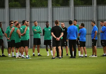 Bursaspor günün ilk çalışmasını yaptı