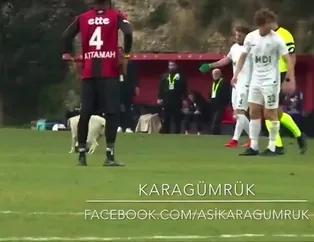 Karşılaşmaya damga vurdu! Davetsiz misafir...