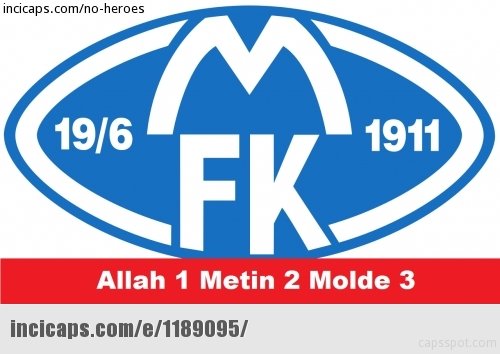 Fenerbahçe  - Molde maçının capsleri