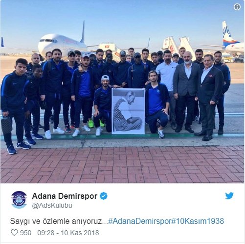 Spor Camiasından 10 Kasım Mesajları