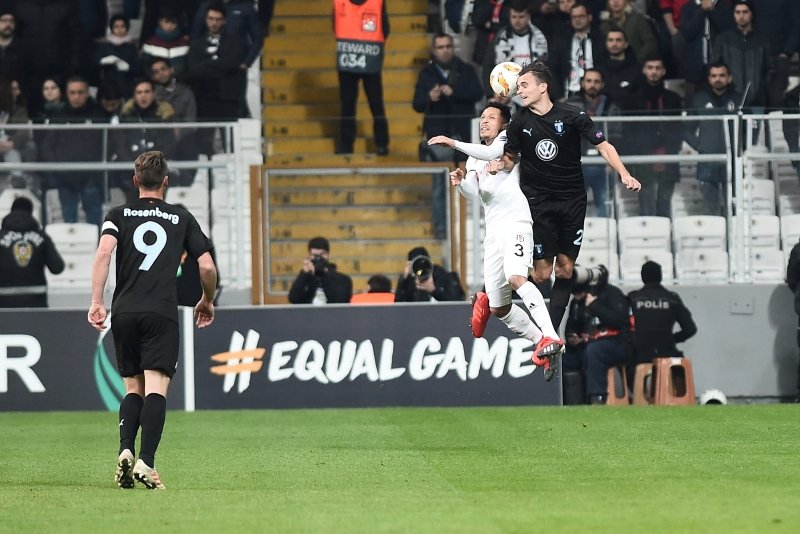 Beşiktaş - Malmö maçından kareler
