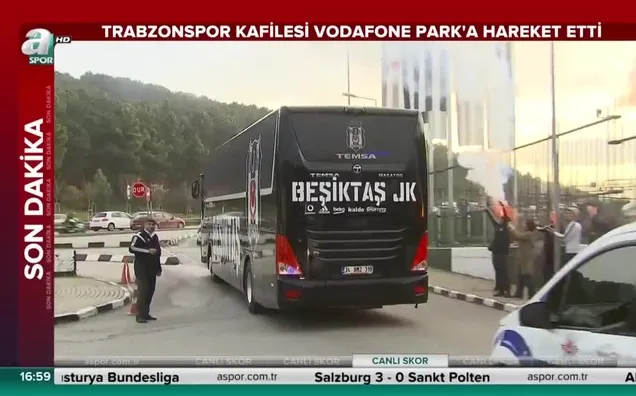 Beşiktaş kafilesi stada hareket etti